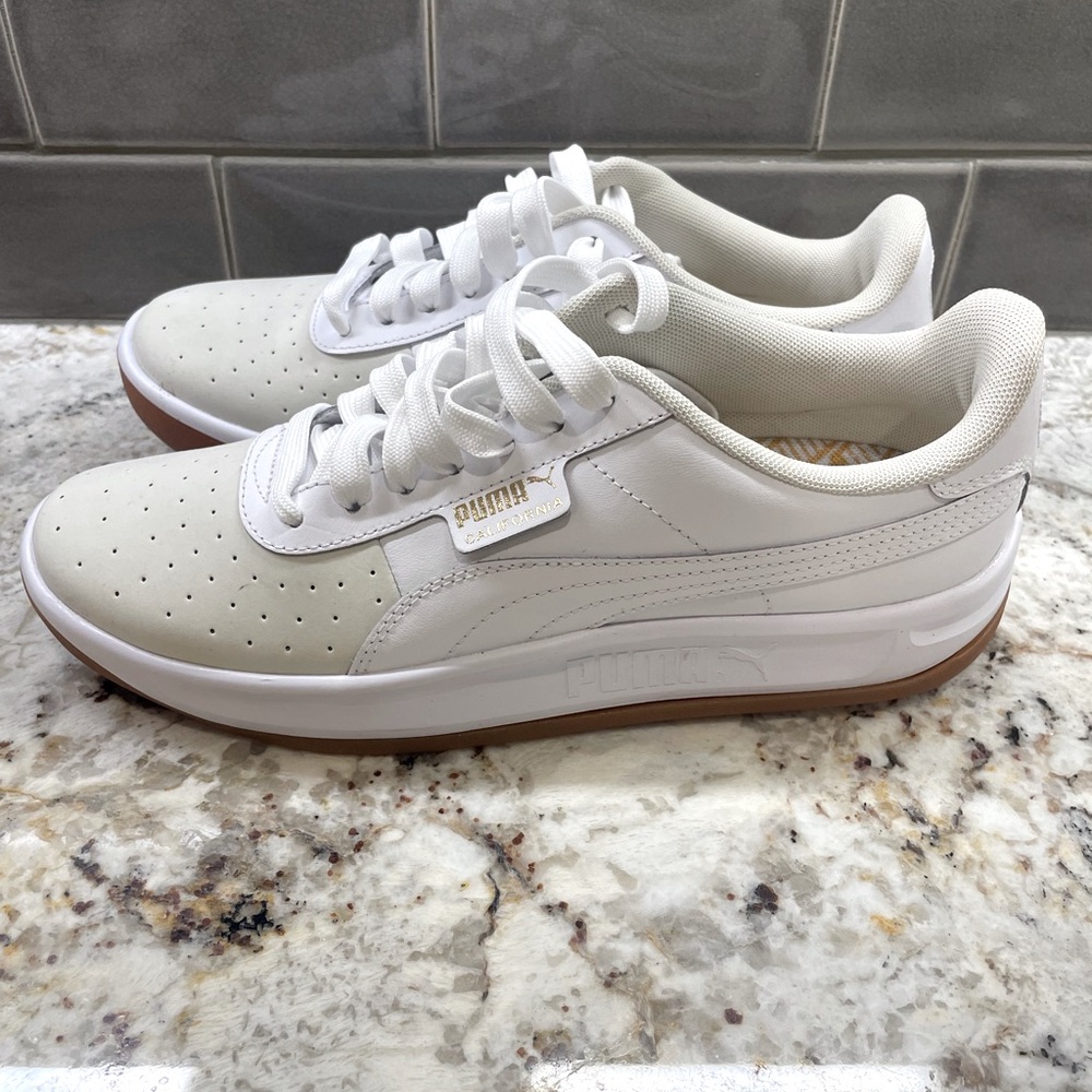 Puma California Exotic Whisper White 6 Like New